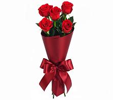 Букет 5 Красных роз Эдлесс Лав в Шелковке