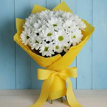 Букет цветов из:  Хризантемы #REPLACE_PRED# Шелковке