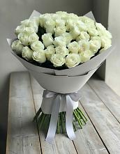 Букет 35 Белых роз в Шелковке