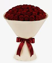 Букет 101 Бордовая роза Блэк Бакарра в Шелковке