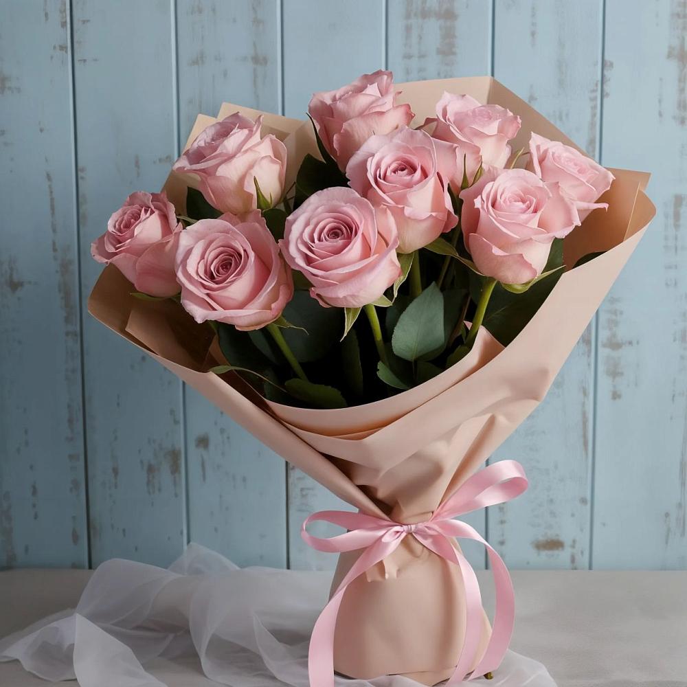 Букет цветов из: Розы в Шелковке