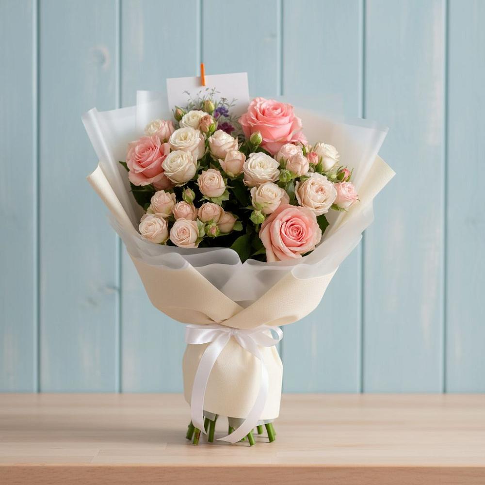 Букет цветов из: Розы в Шелковке