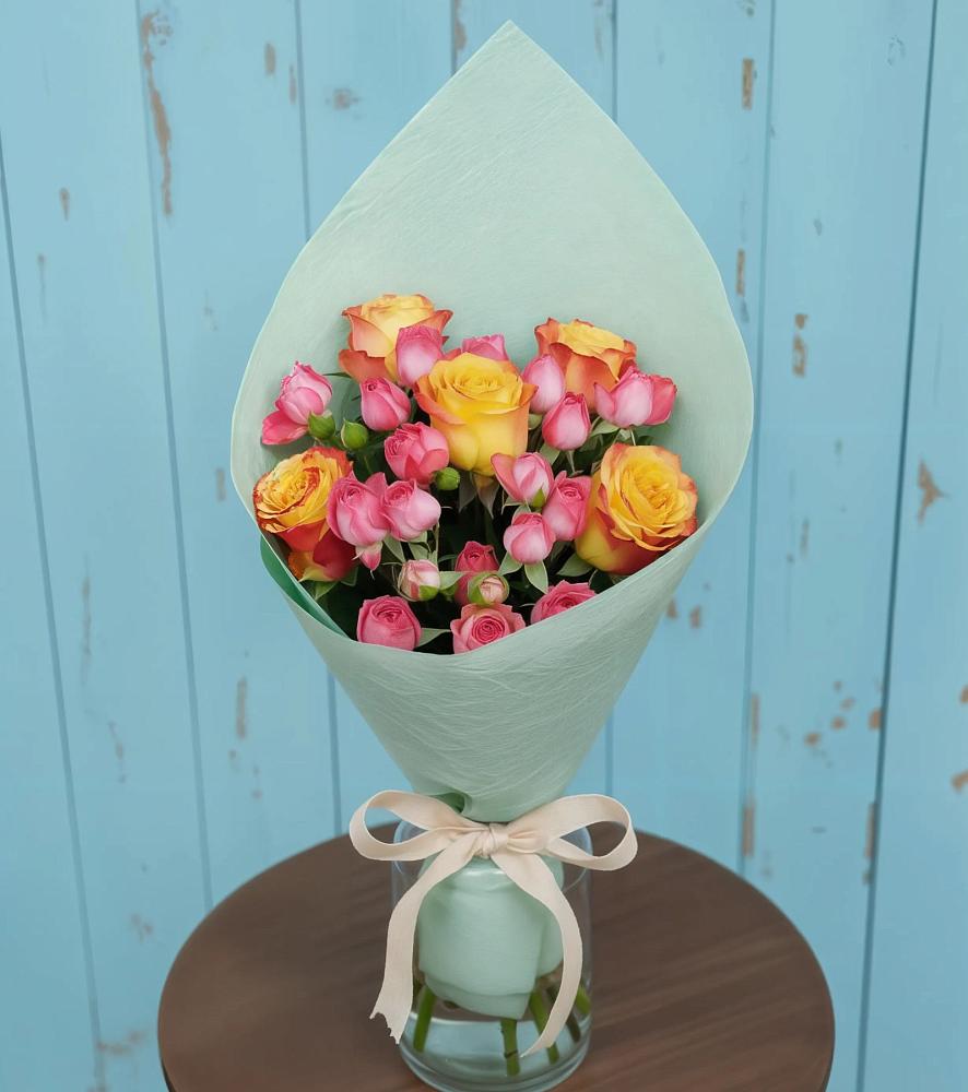 Букет цветов из: Розы в Шелковке