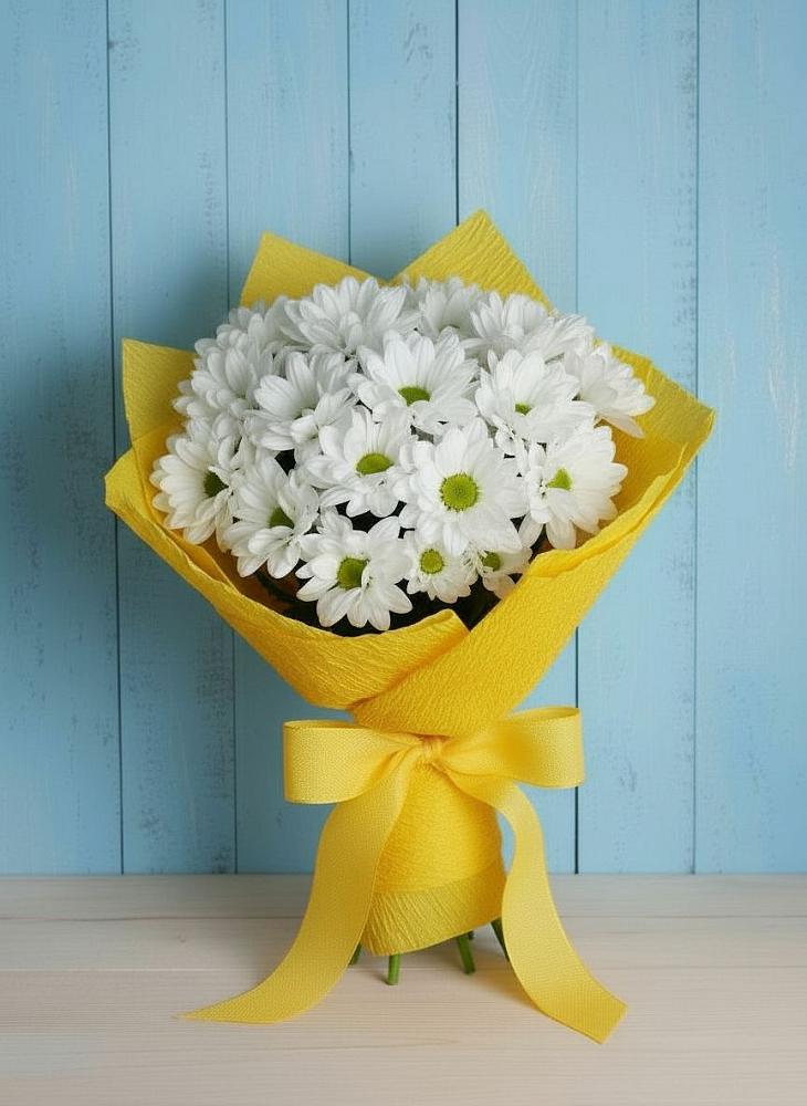 Букет цветов из: Хризантемы в Шелковке