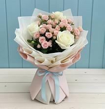 Букет цветов из:  Розы в Шелковке