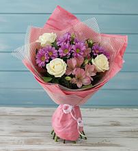 Букет цветов из:  Герберы в Шелковке