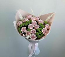 Букет цветов из:  Розы и Хризантемы в Шелковке