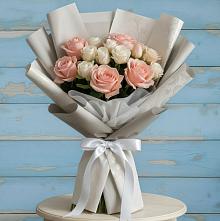 Букет цветов из:  Розы в Шелковке