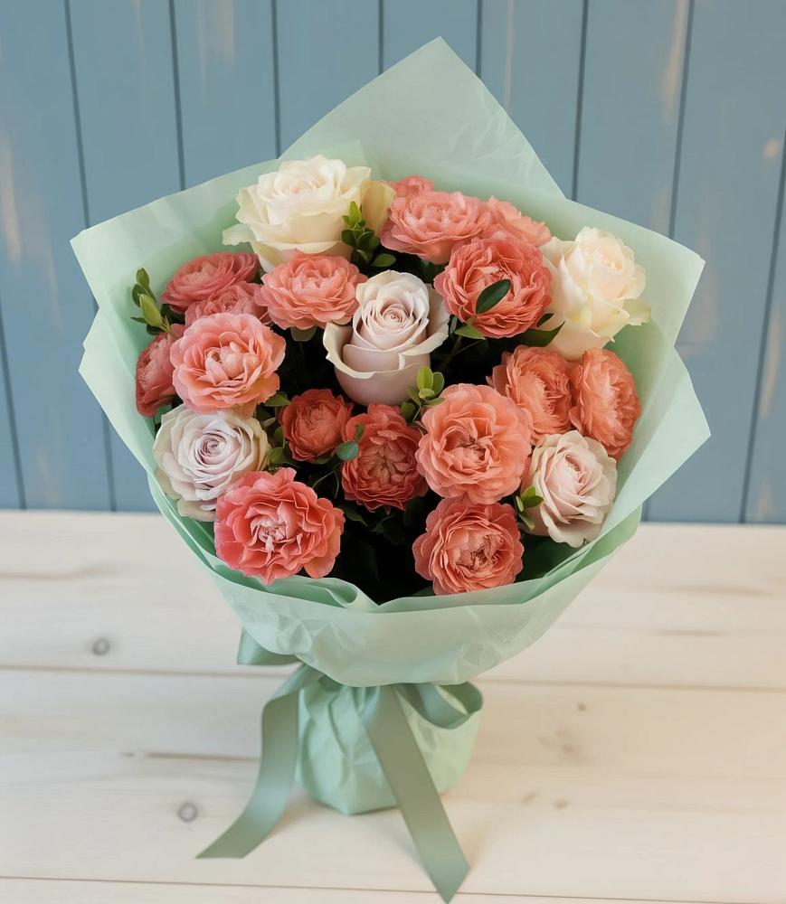 Букет цветов из: Розы в Шелковке
