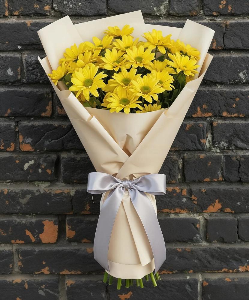 Букет цветов из: Хризантемы в Шелковке