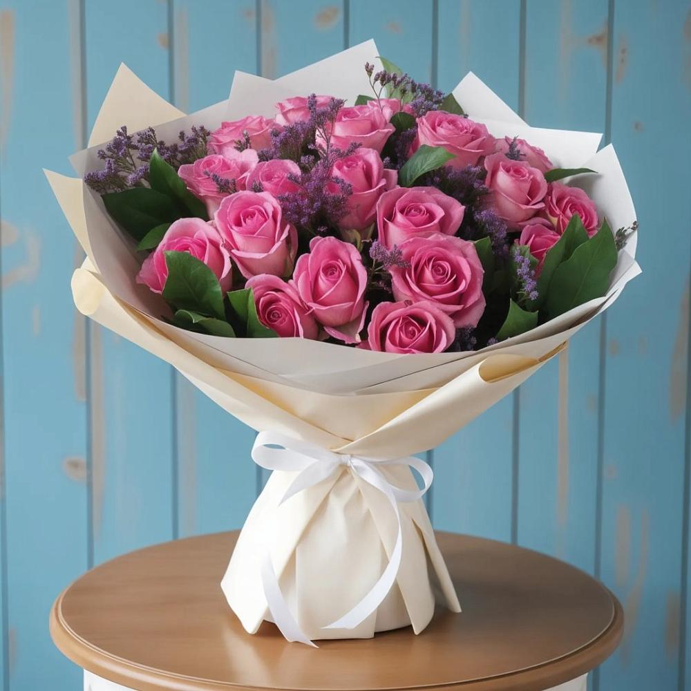 Букет цветов из: Розы в Шелковке