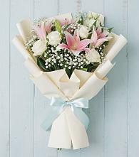 Букет цветов из:  Лилии в Шелковке