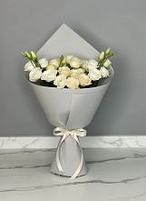 Букет цветов из:  Розы и Лизиантусы в Шелковке